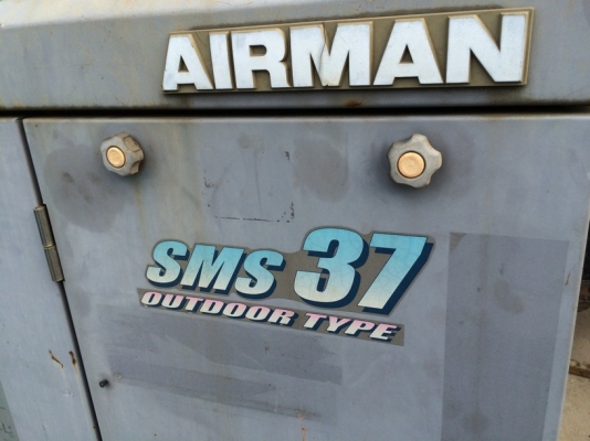ปั้มลม AIRMAN SMS37SD-68 สภาพสวยกริ๊ป นำเข้าจากญี่ปุ่น ราคาถูกมากครับ