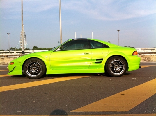 Toyota MR2 สีเขียวมุก หลังคา t-bar เครื่อง 3s turbo non air ขับใช้งานใด้ทุกวันคับ
