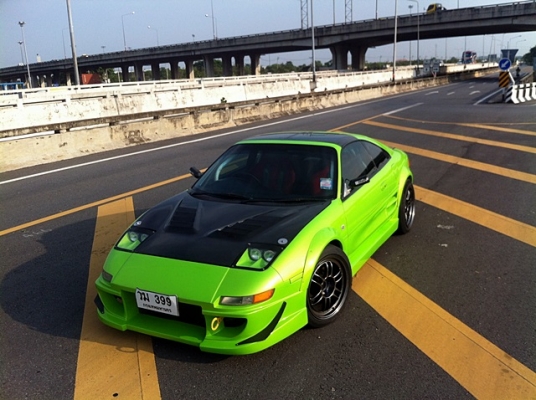 Toyota MR2 สีเขียวมุก หลังคา t-bar เครื่อง 3s turbo non air ขับใช้งานใด้ทุกวันคับ