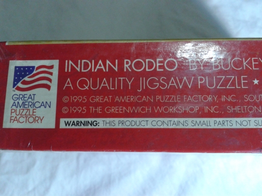 ขายจิ๊กซอร์ INDIAN RODEO ของใหม่ ยังไม่ได้ใช้