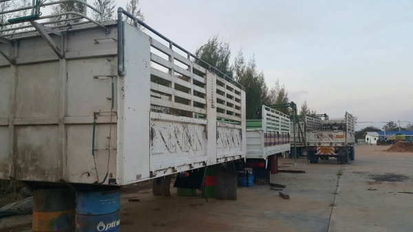 ขายด่วนกะบะล่องสามมิตรไม่ดั้ม ยาว6.20 สูง1.90 ใส่ฮีโน่มา