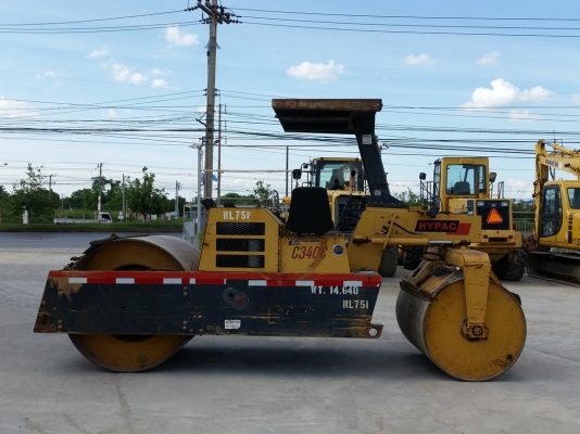 ขายรถบด 3 ล้อเหล็ก 7 ตัน HYPAC C340C นำเข้าจาก USA แท้ 100\% สภาพสวย ไม่เคยใช้งานในไทย ขายรถบด 3 ล้อเหล็ก 7 ตัน HYPAC C340C นำเข้าจาก USA แท้ 100\% สภาพสวย ไม่เคยใช้งานในไทย