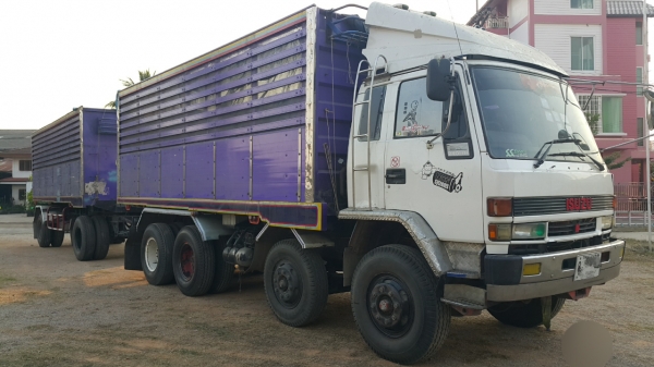 ขายรถพ่วง 20 ล้อ แม่-ลูก กระบะเนียมคอกเกษตรดั้ม อู่.พนัส ISUZU 240 วางเครื่อง.270 เกียร์อีตั้น ช่วงล้าง ZM-10 ราคา.1350000 สนใจรีบจองด่วน