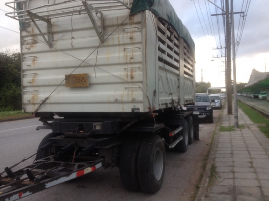 ISUZU 360 Deca ปี 55 แม่ลูกสามคาน. สวยมาก. รถวิ้ง. 200000 กิโล. ยางเต็ม 22เส้น