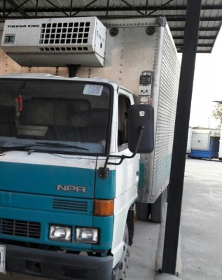 หกล้อ อีซูซุ NPR115 บรรทุกตู้เย็น ยาว5ม สภาพดีสวยเดิมๆพร้อมวิ่งงาน ราคา 325,000บ ครับ