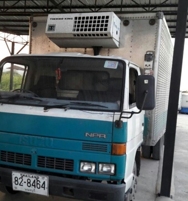 หกล้อ อีซูซุ NPR115 บรรทุกตู้เย็น ยาว5ม สภาพดีสวยเดิมๆพร้อมวิ่งงาน ราคา 325,000บ ครับ