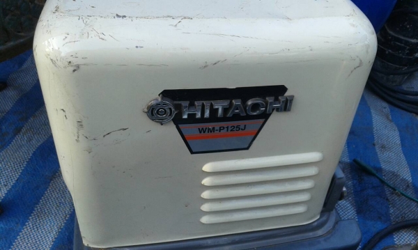 ปั้มน้ำฮิตาชิฝาครอบเหล็ก