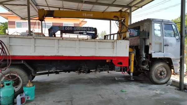 ขายรถหกล้อดรัมพ์มีเครน3ตัน ขายรถหกล้อดรัมพ์มีเครน3ตัน
