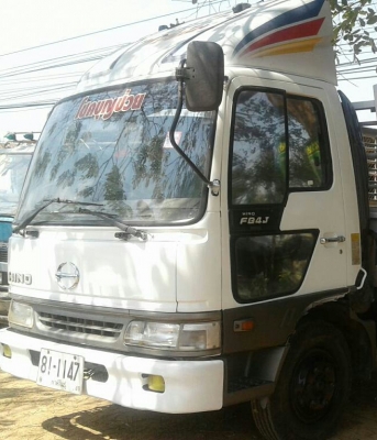 ขายราคา 475,000บ หกล้อ ฮีโน่ FB4J145ปี45ช่วงยาว4.30ม(ช่วงล้อต่อดั้ม) สภาพดีเดิมๆสวยพร้อมใช้ ทะเบียนพร้อมโอน