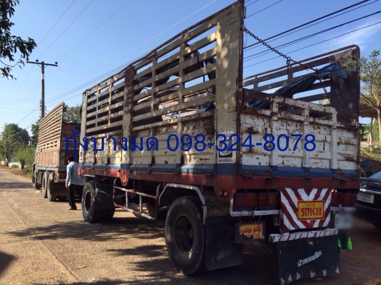 ขายรถพ่วงไม่ดัมพ์ Hino 3M FM3MNKA เครื่อง M10C-240 แรง ปี 36-2 เพลา แม่กะบะไม้ยาว 6.30 เมตร ลูกพนัสยาว 6.40 เมตร ขายรถพ่วงไม่ดัมพ์ Hino 3M FM3MNKA เครื่อง M10C-240 แรง ปี 36-2 เพลา แม่กะบะไม้ยาว 6.30 เมตร ลูกพนัสยาว 6.40 เมตร