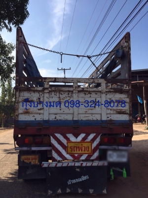 ขายรถพ่วงไม่ดัมพ์ Hino 3M FM3MNKA เครื่อง M10C-240 แรง ปี 36-2 เพลา แม่กะบะไม้ยาว 6.30 เมตร ลูกพนัสยาว 6.40 เมตร ขายรถพ่วงไม่ดัมพ์ Hino 3M FM3MNKA เครื่อง M10C-240 แรง ปี 36-2 เพลา แม่กะบะไม้ยาว 6.30 เมตร ลูกพนัสยาว 6.40 เมตร