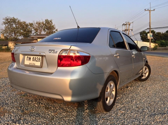 ขาย VIOS 1.5 ตัว E ปี 2004 เกียร์ ออโต้ ภายในลายไม้ พวงมาลัยเพาเวอร์ แอร์เย็น  ต้องการดูรถเพิ่มเติม ทาง Facebook พิมพิ์คำว่า เต็นท์วังน้ำเขียว ได้เลยครับ