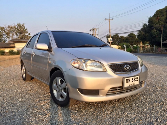 ขาย VIOS 1.5 ตัว E ปี 2004 เกียร์ ออโต้ ภายในลายไม้ พวงมาลัยเพาเวอร์ แอร์เย็น  ต้องการดูรถเพิ่มเติม ทาง Facebook พิมพิ์คำว่า เต็นท์วังน้ำเขียว ได้เลยครับ