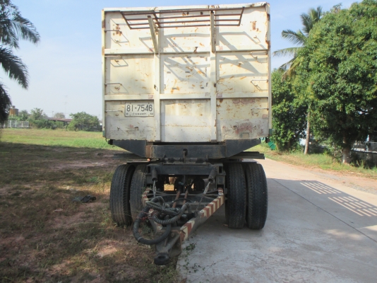 หางพ่วง 2 เพลา ดั้ม  8 ล้อ SMM