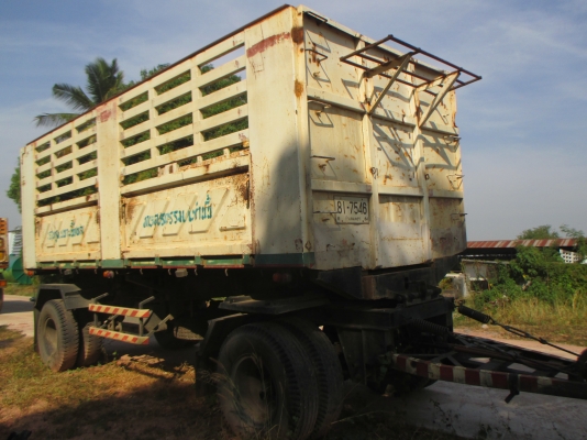 หางพ่วง 2 เพลา ดั้ม  8 ล้อ SMM