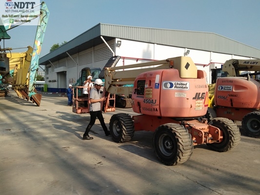 รถกระเช้า สูง 15ม. JLG 450J ปี2006 รถเก่านอกไม่เคยใช้งานในไทยครับ