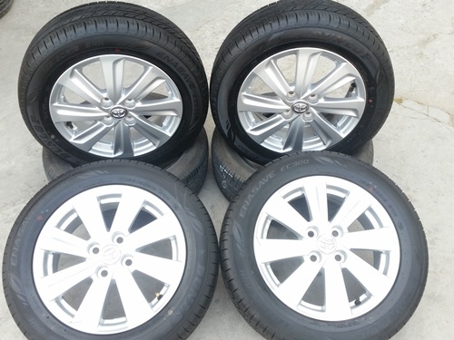 ขายล้อป้ายแดงTOYOTA New VIOS ยางปี 4015 4 ล้อ