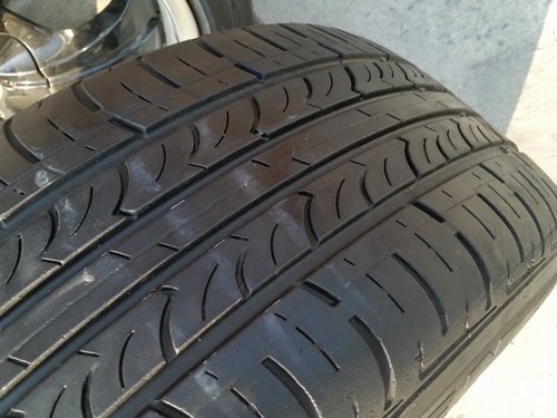 ขายล้อ LENSO RTE 17 6รูกว้าง8 ET20 ยาง215/55/17  4 ล้อ