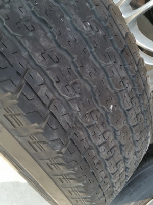 ขายล้อ LENSO RTE 17 6รูกว้าง8 ET20 ยาง245/65/17 4 ล้อ