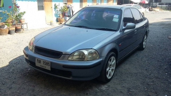 ขาย ตัดสด CIVIC ตาโต ปี98 รุ่นท็อปสุด ไฟฟ้าทั้งคัน AIRBAG ABS เซ็นทรัลล็อก พร้อมใช้ พร้อมโอน