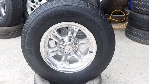 ขายล้อ MICHIKAWA 15 กว้าง7.5 ยาง 225/70/15  4  ล้อ