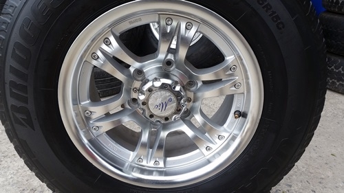 ขายล้อ MICHIKAWA 15 กว้าง7.5 ยาง 225/70/15  4  ล้อ