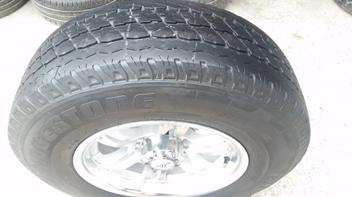 ขายล้อ MICHIKAWA 15 กว้าง7.5 ยาง 225/70/15  4  ล้อ