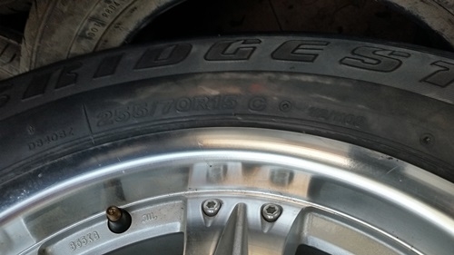 ขายล้อ MICHIKAWA 15 กว้าง7.5 ยาง 255/70/15 4 ล้อ