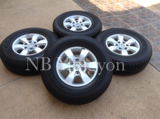 ล้อแม็ก vigo champ prerunner ขอบ 16 พร้อมยาง 265-70-16 ปี14