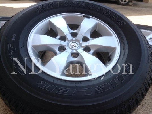 ล้อแม็ก vigo champ prerunner ขอบ 16 พร้อมยาง 265-70-16 ปี14