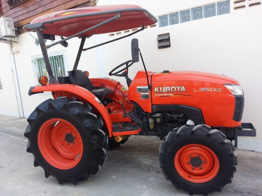 คูโบต้า L3608 4 WD ตัวเปล่า รถยึดส่งไม่ไหว ทำงาน 685 โมง ปี 2555