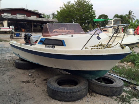 เรือตกปลา F17.เครื่องโตฮัทสุ 50 แรงหัวฉีด มีทิมไฟฟ้า