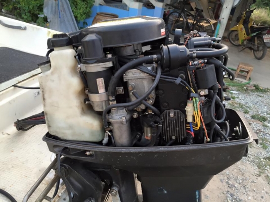 เรือตกปลา F17.เครื่องโตฮัทสุ 50 แรงหัวฉีด มีทิมไฟฟ้า