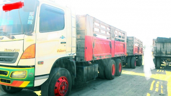 ด่วนหลายพ่วงHino Mega 320 FM2P แม่ลูก(สามมิตรไม่ดัมพ์)0816662366