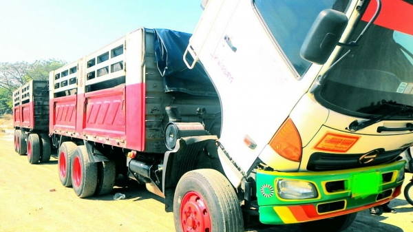 ด่วนหลายพ่วงHino Mega 320 FM2P แม่ลูก(สามมิตรไม่ดัมพ์)0816662366