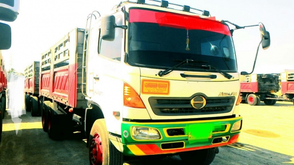 ด่วนหลายพ่วงHino Mega 320 FM2P แม่ลูก(สามมิตรไม่ดัมพ์)0816662366