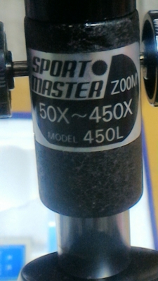 กล้องไมโครสโคป SPORT MASTER ของใหม่ขนาดเล็กเพื่อการศึกษาจากญี่ปุ่น  กำลังขยายถึง 50 - 450 เท่า มีกำลังขยายสามแบบ  ปรับโฟกัสได้