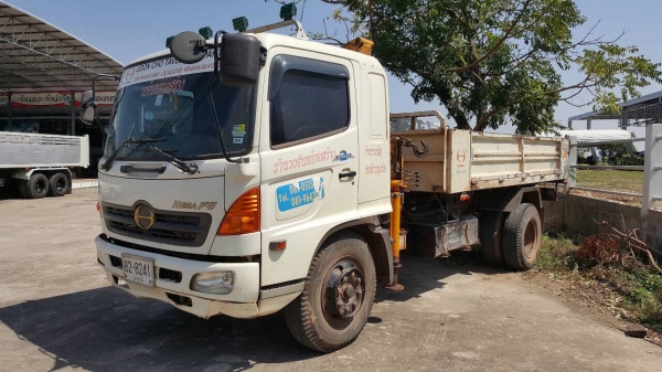 ขาย 6 ล้อดั้ม ยาง 900 ติดเครนพับ 3 ตัน HINO FG1J ปี 50 เครื่อง JO8C-T 220 แรงม้า คัสซีสวยตลอดเส้น แอร์เย็น ทะเบียนพร้อมโอนครับ