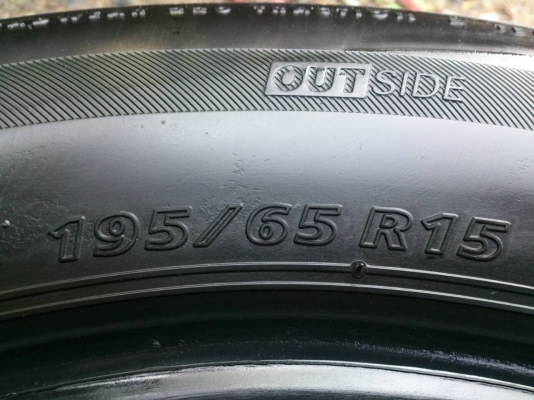 ขายยาง บริดสโตน อีโคเปีย 195/65R15  ยางสัปดาห์ที่26ปี14  ยางดอกเต็มสวยสดนิ่มเท่ากัน จำนวน 1 ชุด