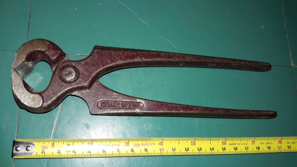 ขายคีมตัดตะปู ลวด มัดลวดงานเก่าขนาด8" HELLER Made in USA.