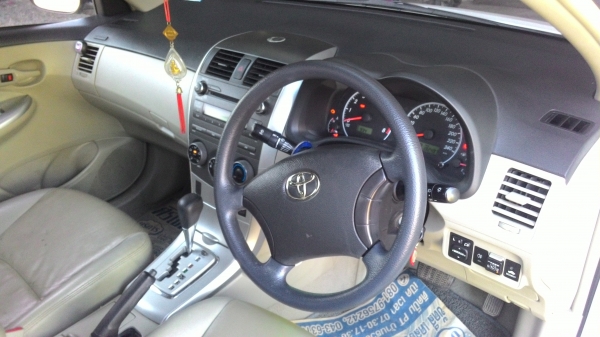 ขายด่วน toyota altis รุ่น E ปี 2554 ngv โรงงาน รถสวยเจ้าของใช้มือเดียว ราคาถููก