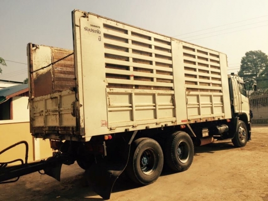 ขายรถสิบล้อHino fm1a 344ดั้มเหล็กเกษตรอู่สามมิตรพ่วงแม่ลูกปี55รถพร้อมใช้งาน