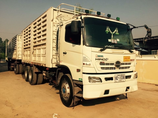 ขายรถสิบล้อHino fm1a 344ดั้มเหล็กเกษตรอู่สามมิตรพ่วงแม่ลูกปี55รถพร้อมใช้งาน