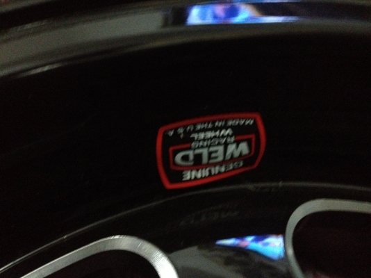 ขายล้อ weld ขอบ18 สภาพสวยมากๆ หน้า 9.5 หลัง 10.5