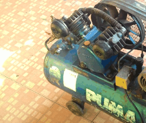 ขายด่วนปั้มลม PUMA 1/2 แรง ขนาด60ลิตร.