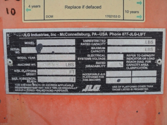 ขายรถกระเช้า JLG รุ่น 450J รถกระเช้านำเข้าจากอเมริกา สูง 14 เมตร สภาพดี โทร 061-4194022 ใหม่