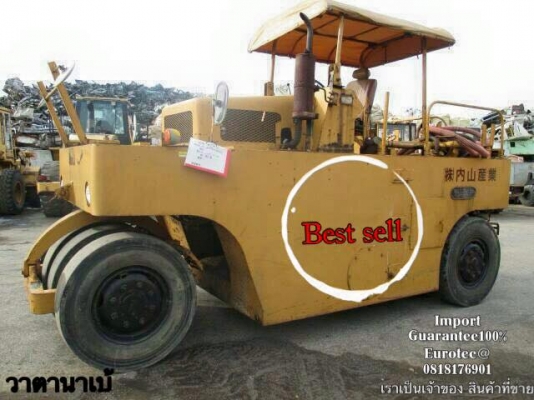 ขาย รถบด วาตานาเบ้ 9 ล้อ จำหน่าย รถ เครื่องจักร อุปกรณ์ทุกชนิด นำเข้า100\% ราคาถูก eurotec 0818176901