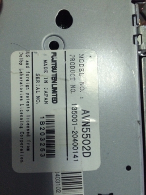ECLIPSE AVN5502D CD MD DVD ROM จอ 6.5 นิ้ว ทัชสกรีน ปรีเอ้า3ชุด Made in Japan สภาพสวย มือ2 ญี่ปุ่น