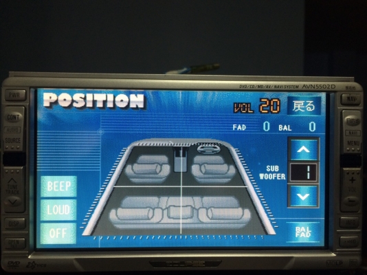 ECLIPSE AVN5502D CD MD DVD ROM จอ 6.5 นิ้ว ทัชสกรีน ปรีเอ้า3ชุด Made in Japan สภาพสวย มือ2 ญี่ปุ่น