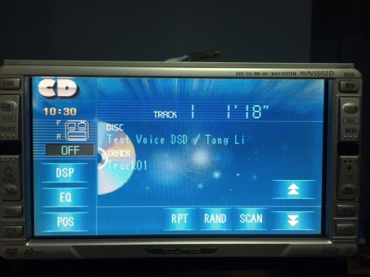 ECLIPSE AVN5502D CD MD DVD ROM จอ 6.5 นิ้ว ทัชสกรีน ปรีเอ้า3ชุด Made in Japan สภาพสวย มือ2 ญี่ปุ่น